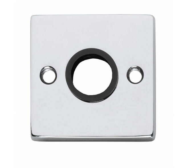 Rozetten 55x55x8mm met nokken chroom