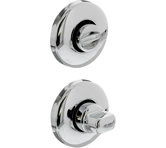WC-sluiting verdekt ø49x7mm met stift 8x8mm chroom