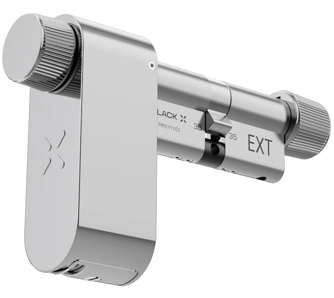 Black X Smart Lock 35/35mm - 45/45mm chroom