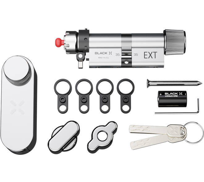 Black X Smart Lock 35/35mm - 45/45mm chroom
