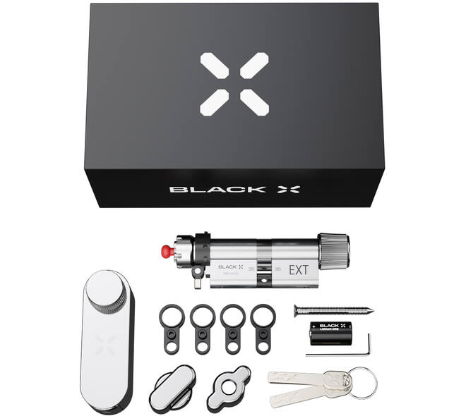 Black X Smart Lock 35/35mm - 45/45mm chroom