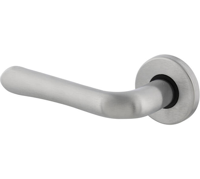 Gatdeel links Saturnus op rozet verdekt ø49x7mm chroom mat