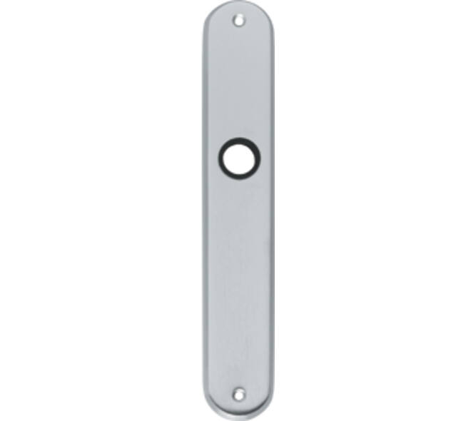 Schilden ovaal 236x37x9mm wc 63/8mm chroom mat