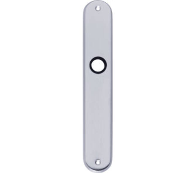 Schilden ovaal 236x37x9mm wc 78/8mm chroom mat