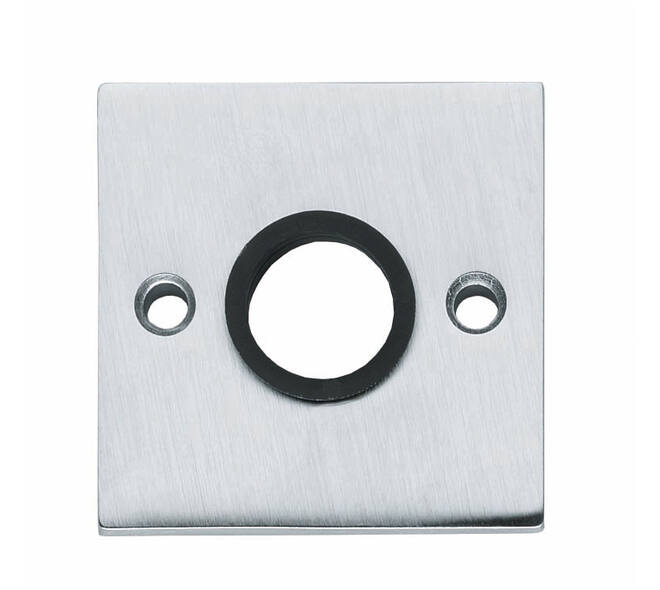 Rozetten 55x55x8mm met nokken chroom mat