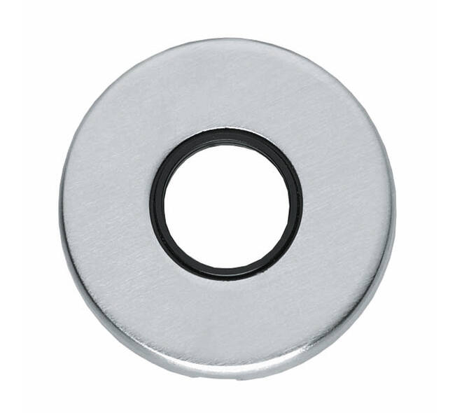 Rozetten verdekt ø49x7mm chroom mat