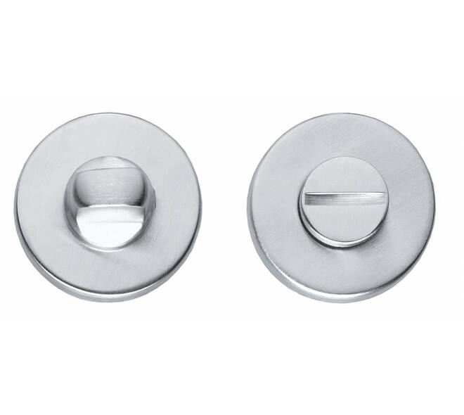 WC-sluiting verdekt ø49x7mm met stift 8x8mm chroom mat