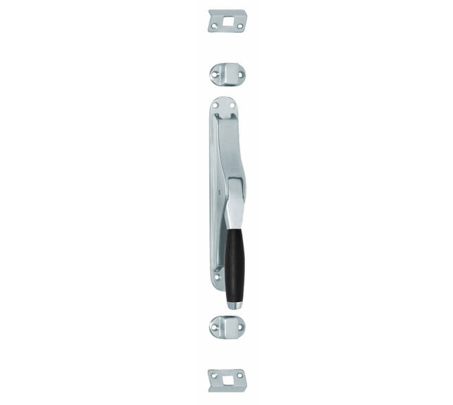 Pomp-espagnolet Ton 400 chroom mat/ebbenhout