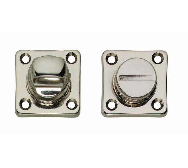 WC-sluiting 38x38x5mm met stift 8x8mm nikkel
