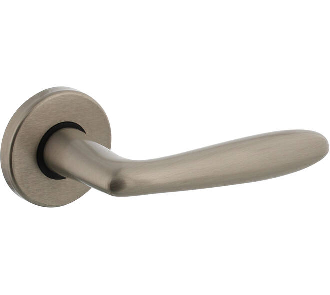 Deurkruk Phobos op rozet verdekt ø49x7mm nikkel mat