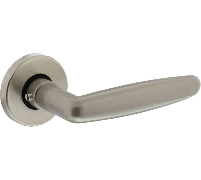 Deurkruk Sophie met rozet verdekt ø49x7mm nikkel mat