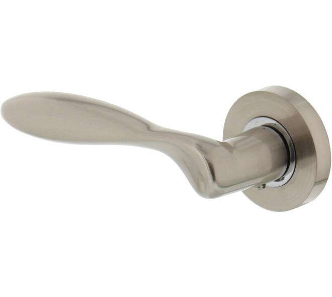 Gatdeel links George op rozet verdekt ø52x10mm met nokken nikkel mat