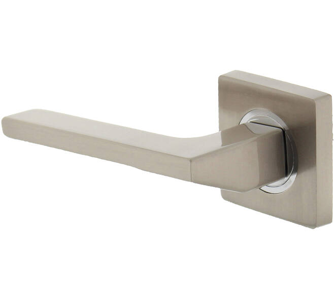 Gatdeel links Ben op rozet verdekt 55x55x10mm met nokken chroom/nikkel mat