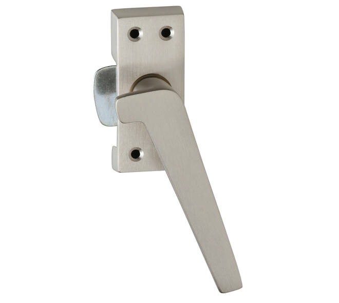 Raamsluiting rechts met ventilatiestand nikkel mat