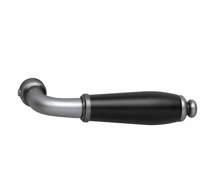 Deurkruk Courgette oud grijs/zwart