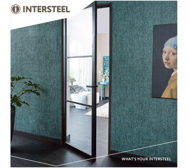 Deurkruk Amsterdam met rozet zelfklevend 30x30x3mm structuur zwart