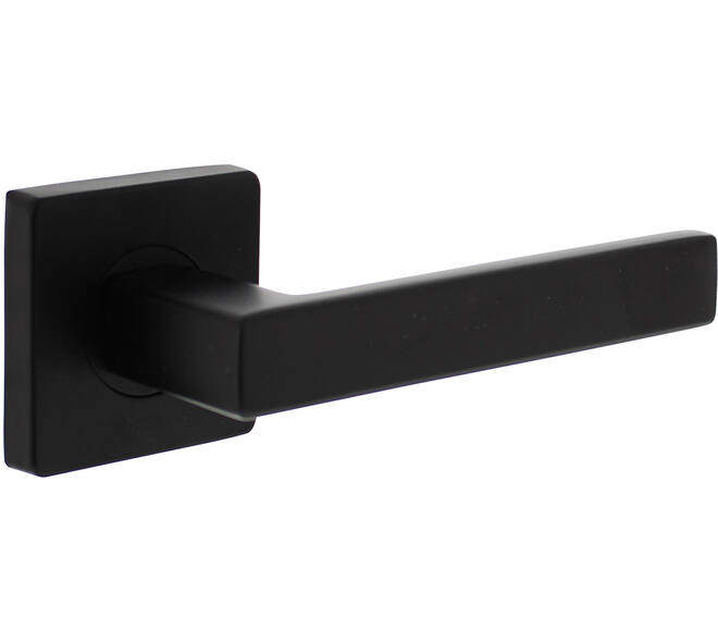 Gatdeel links Hera op rozet verdekt 55x55x10mm met nokken zwart
