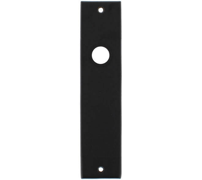 Schilden rechthoekig 181x41x7mm blind zwart