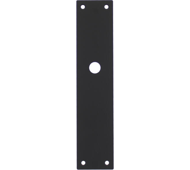 Schilden rechthoekig 250x55x2mm blind structuur zwart