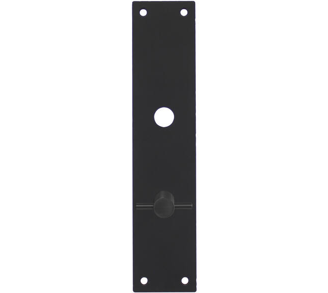 Schilden rechthoekig 250x55x2mm wc 63/8mm structuur zwart