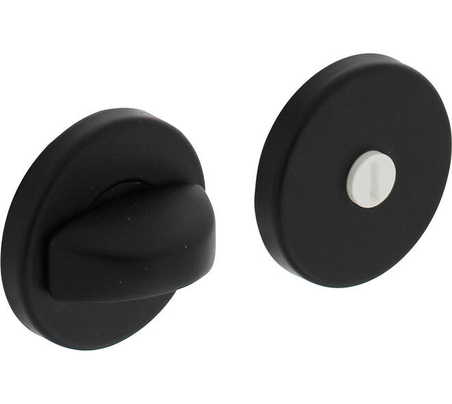 WC-sluiting verdekt ø50x7mm met nokken en stift 8x8mm zwart