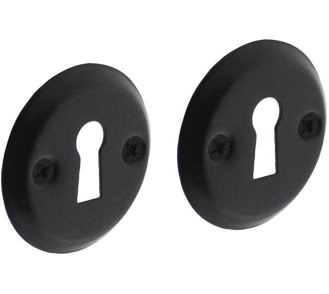 Sleutelrozetten ø50x5mm zwart