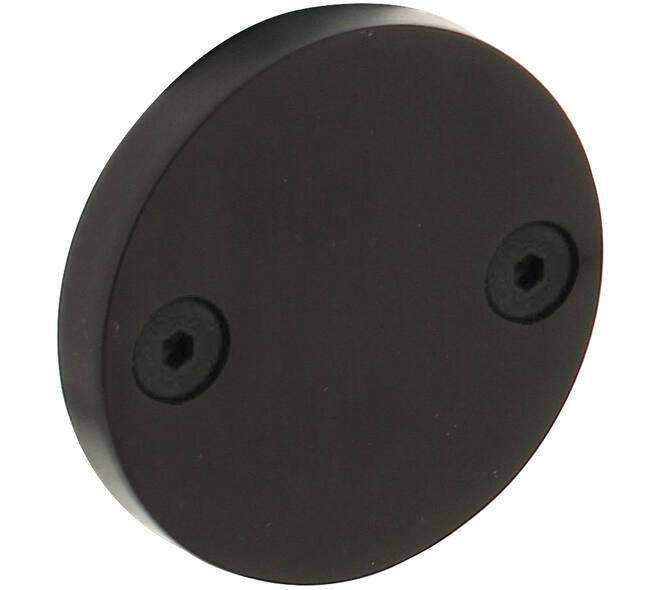 Afdekrozet ø55x8mm PVD zwart
