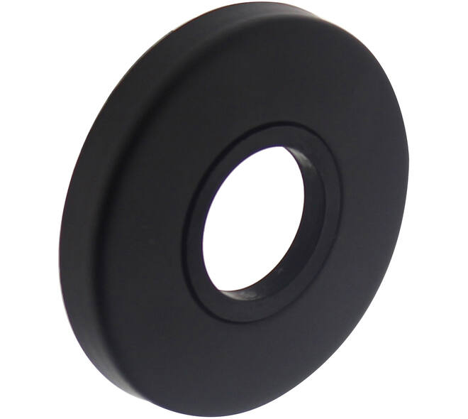 Rozetten verdekt ø49x7mm zwart