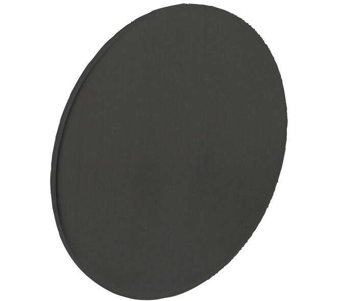 Afdekrozet zelfklevend ø55x2mm structuur zwart