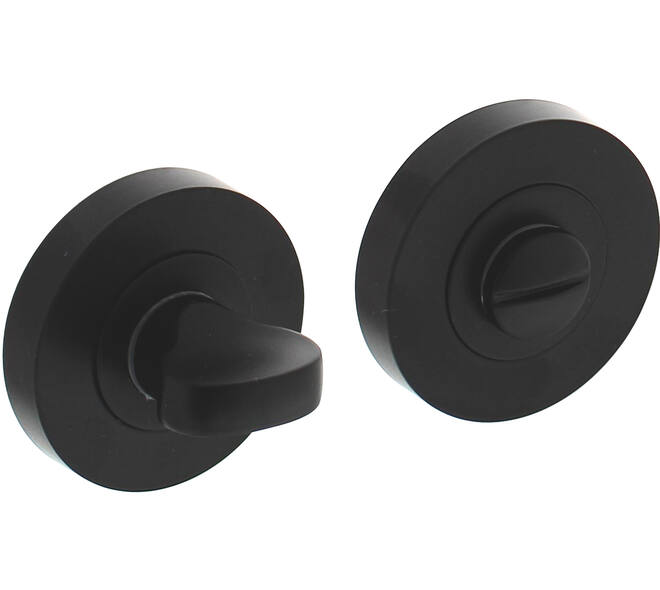 WC-sluiting verdekt ø52x10mm met nokken en stift 8x8mm zwart
