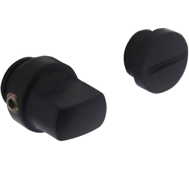 WC-olive los 8mm mat zwart