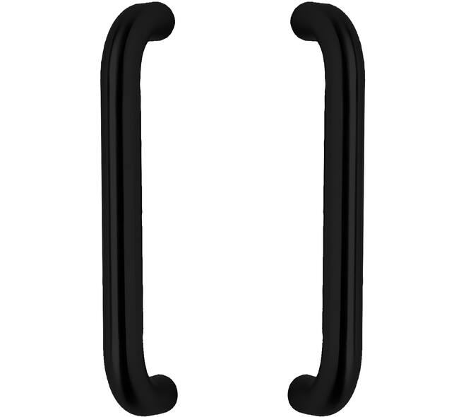 Deurgrepen U-vorm 325x70x25mm hart op hart 300mm structuur zwart