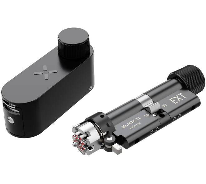 Black X Smart Lock 35/35mm - 45/45mm zwart