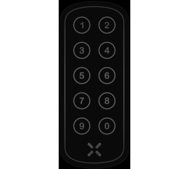 Black X xPad ovaal 100x42mm zwart
