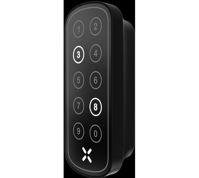 Black X xPad ovaal 100x42mm zwart