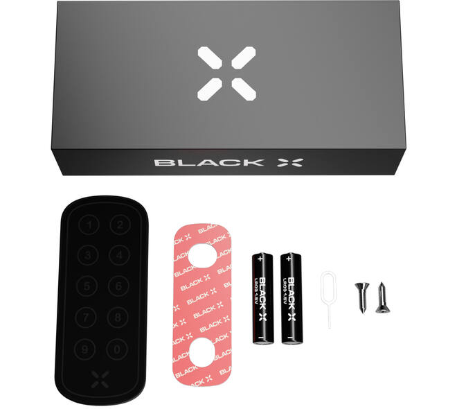 Black X xPad ovaal 100x42mm zwart
