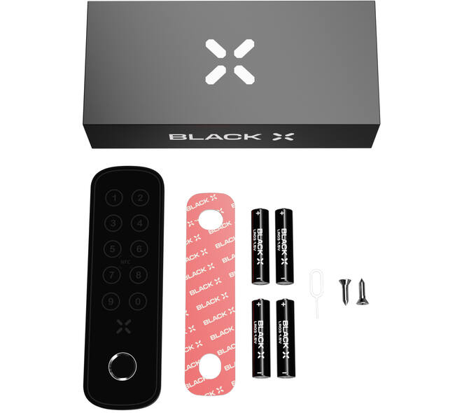 Black X xPad+ ovaal 138x42mm zwart