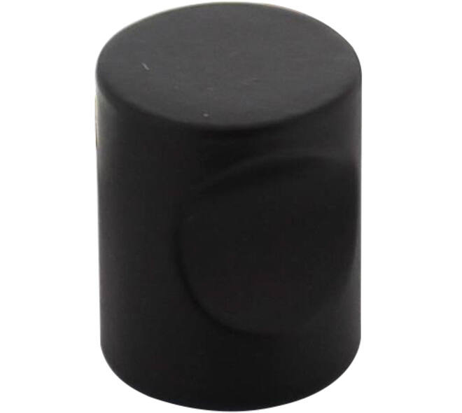 Meubelknop vingergrip ø18mm zwart