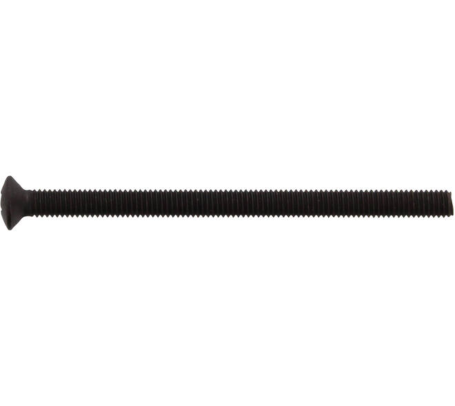 Bout M6x90mm tbv SKG3 aluminium beslag voor deurdikte 75mm zwart