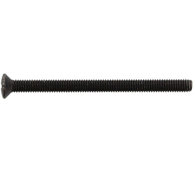 Bout M6x80mm tbv SKG3 aluminium beslag voor deurdikte 68mm zwart