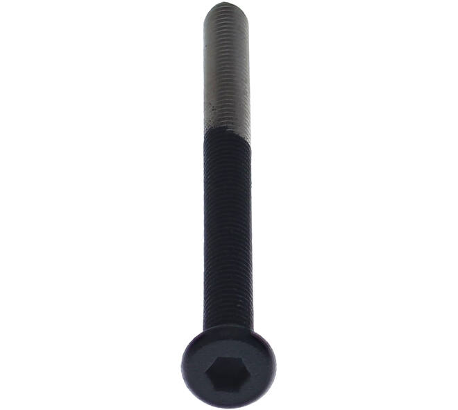 Bout 6-kant M6x84mm tbv SKG3 rozetten voor deurdikte 71-73mm zwart