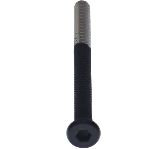 Bout 6-kant M6x80mm tbv SKG3 schilden voor deurdikte 65-69mm zwart