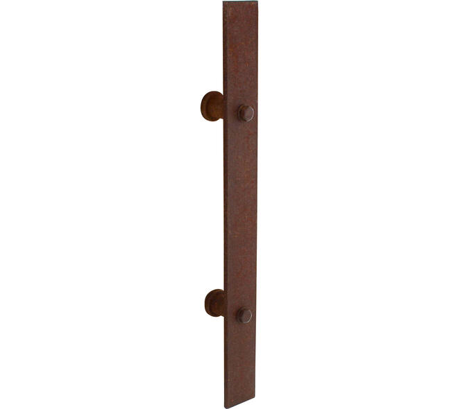 Deurgreep plat 400x40mm tbv schuifdeur antiek
