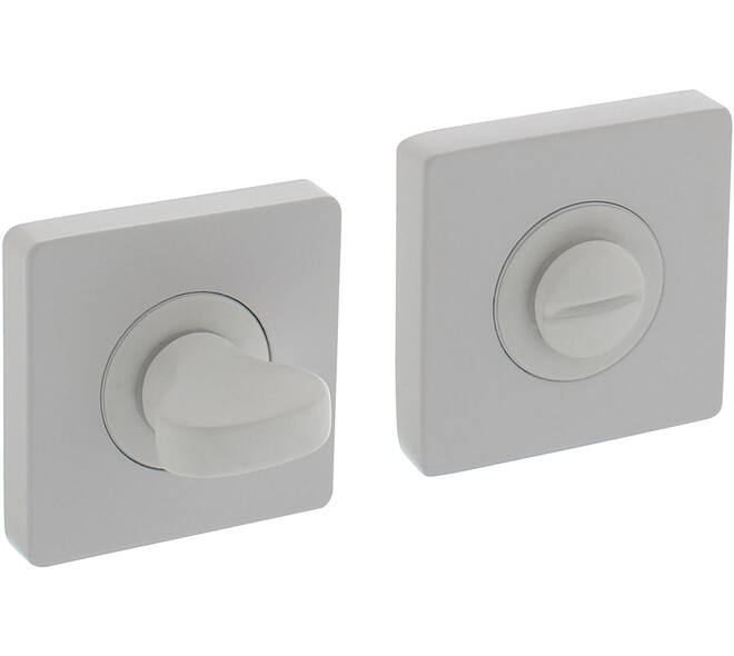 WC-sluiting verdekt 55x55x10mm met nokken en stift 8x8mm wit
