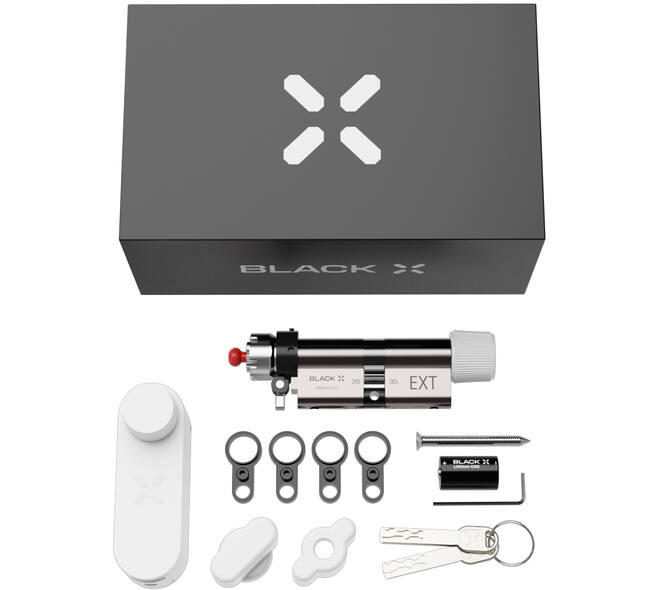 Black X Smart Lock 35/35mm - 45/45mm wit