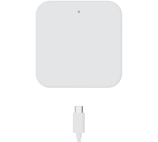 Black X Wi-Fi bridge 70x70x25mm met kabel Type C USB wit