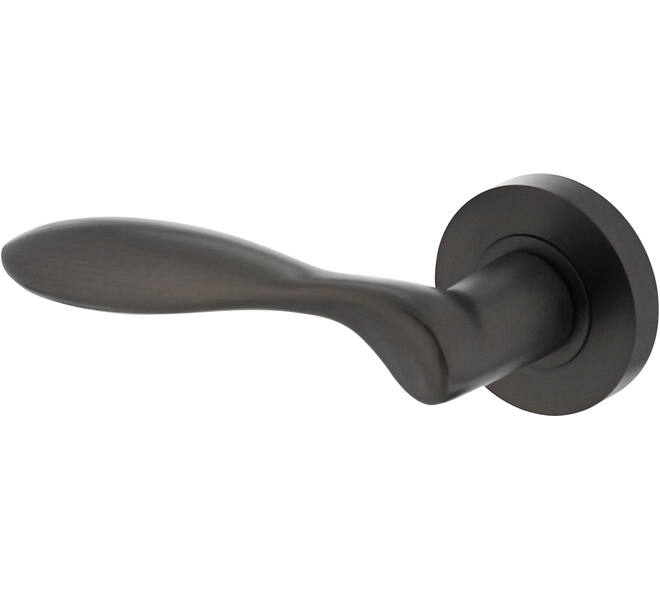 Gatdeel links George op rozet verdekt ø52x10mm met nokken antraciet grijs