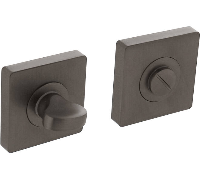 WC-sluiting verdekt 55x55x10mm met nokken en stift 8x8mm antraciet grijs