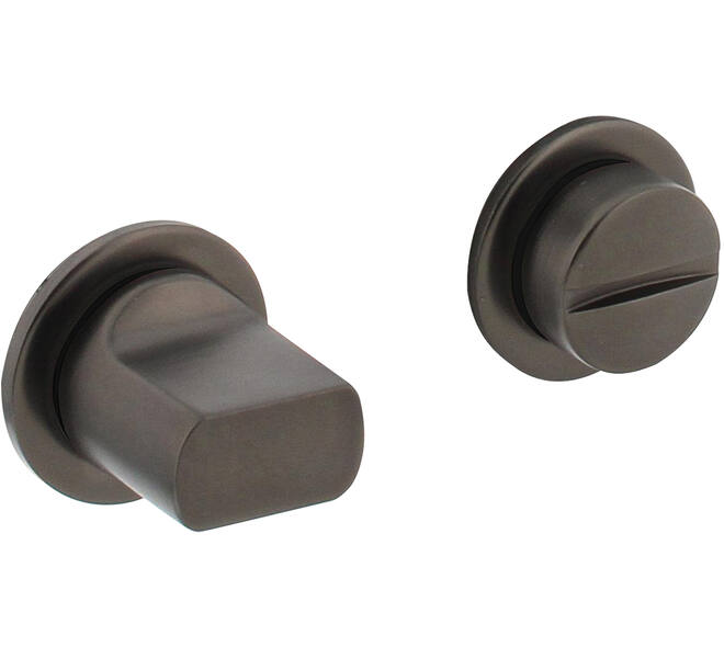 WC-sluiting zelfklevend ø30x3mm met stift 8x8mm antraciet grijs