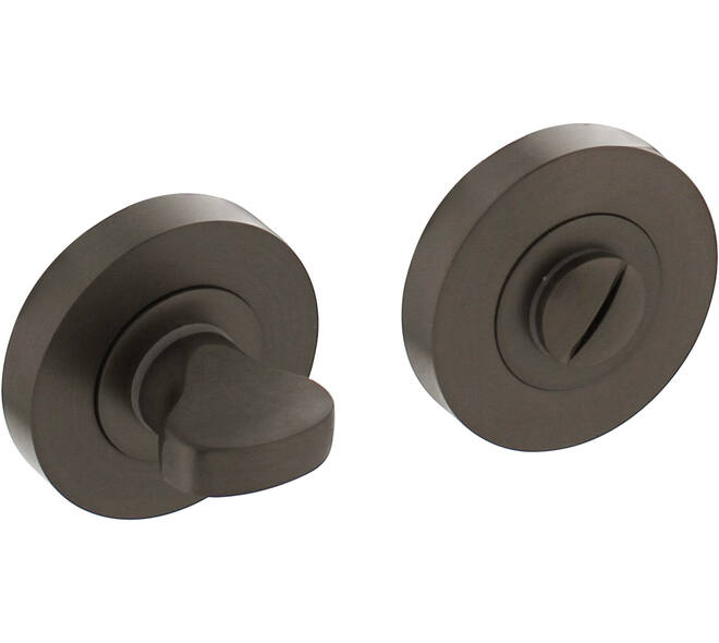 WC-sluiting verdekt ø52x10mm met nokken en stift 8x8mm antraciet grijs